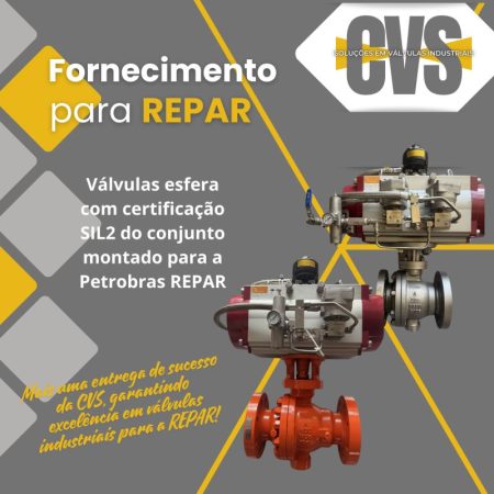 válvulas esfera com certificação SIL2